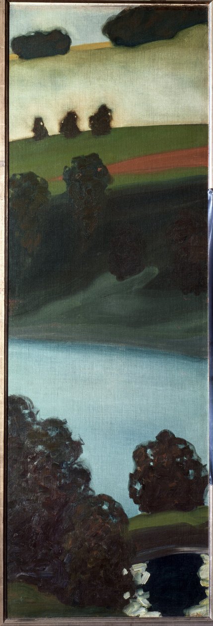 Näkymä Aar-laaksoon, Sveitsi - maalaus tekijältä Paul Klee