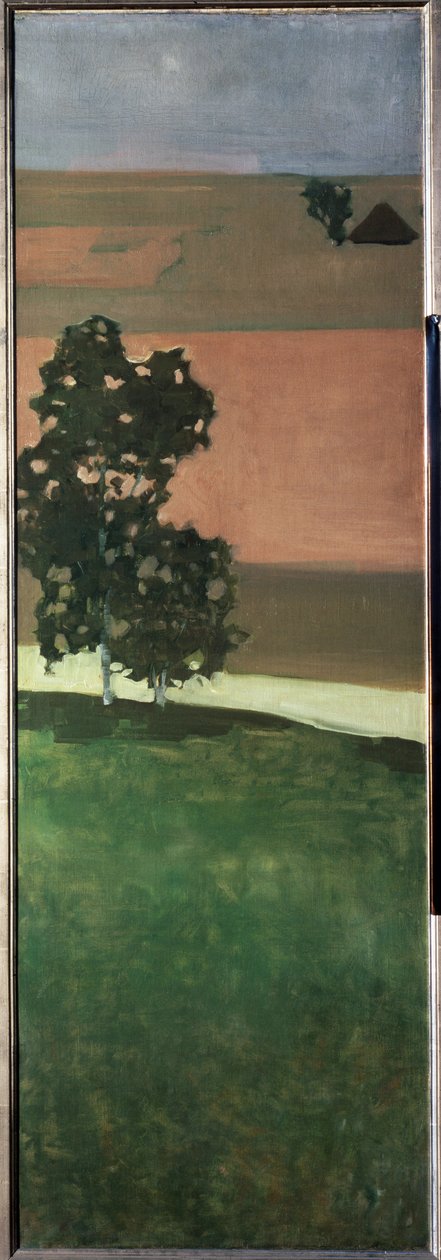 Näkymä Aar-laaksoon, Sveitsi - maalaus tekijältä Paul Klee