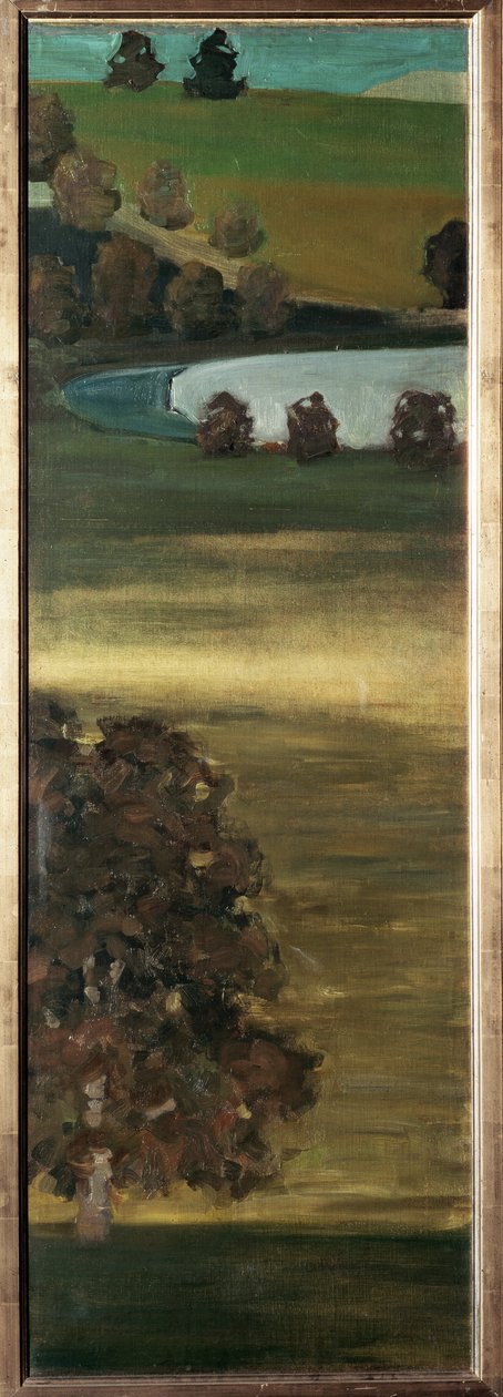 Näkymä Aar-laaksoon, Sveitsi - maalaus tekijältä Paul Klee
