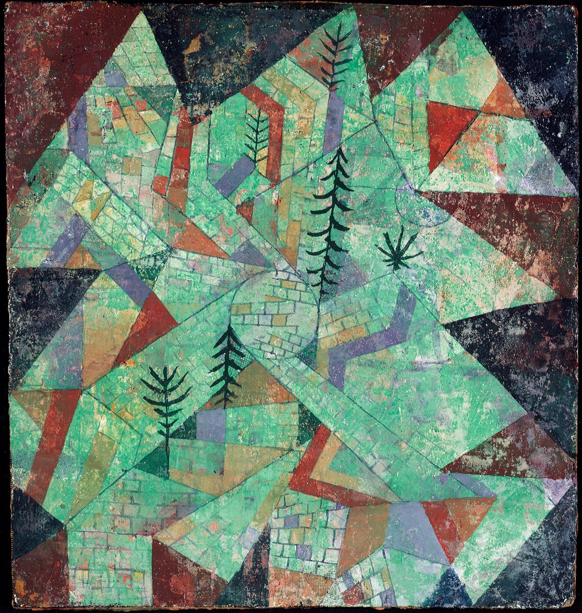 Wald bau (construção em madeira) finlandês tekijältä Paul Klee