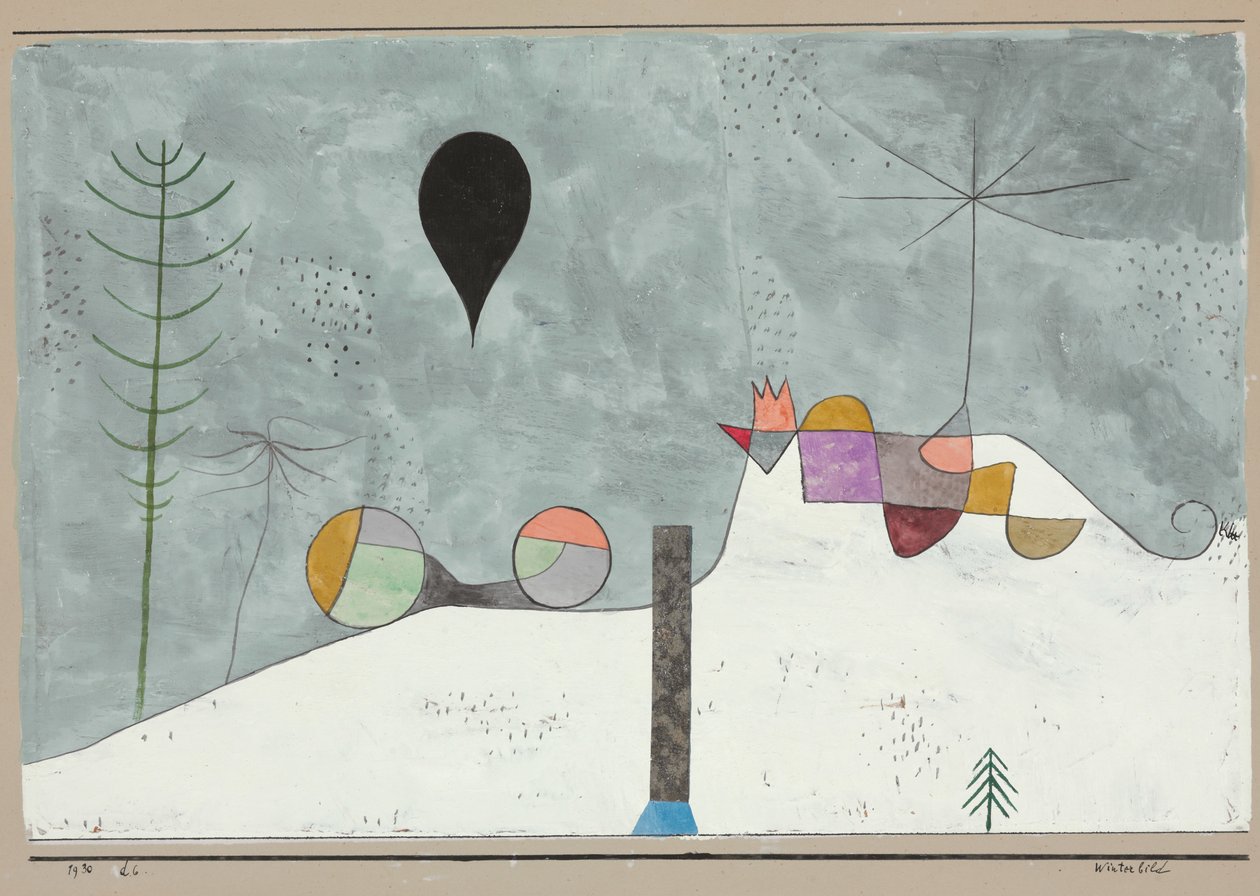 Talvi kuva; Talvikuva tekijältä Paul Klee