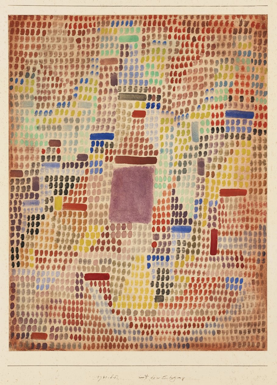 Sisäänkäynnin kanssa tekijältä Paul Klee