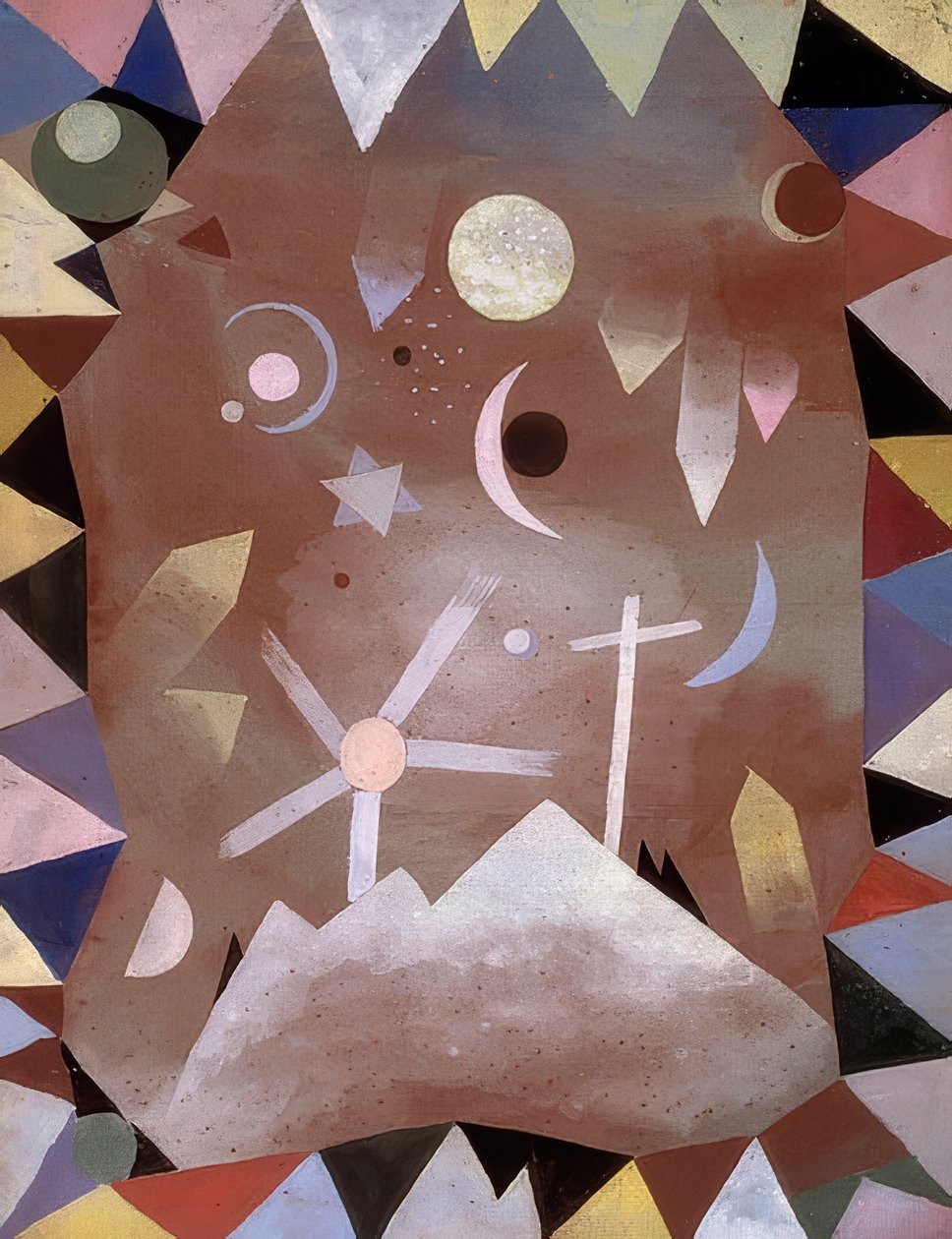 Yli vuoren korkeuden. 1917 tekijältä Paul Klee