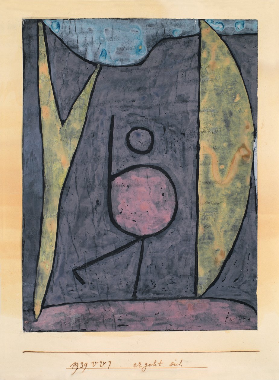 tapahtuu, 1939 tekijältä Paul Klee