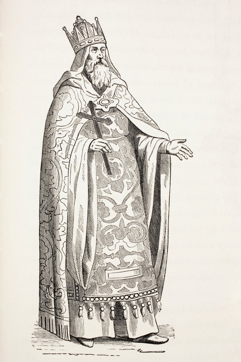 Prester Johannes, joka tunnetaan myös nimellä Presbyter Johannes. tekijältä Paul Lacroix