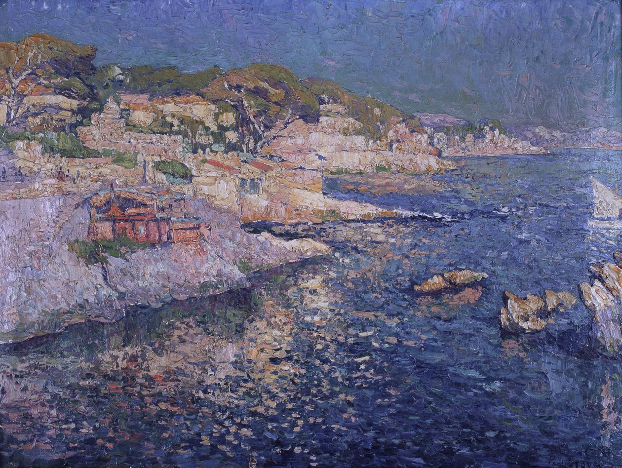 Marseillen rannikon kalliot tekijältä Paul Leduc