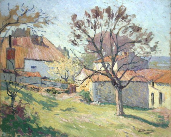 Spring Light, Saintonge (öljy kankaalle) tekijältä Paul Madeline