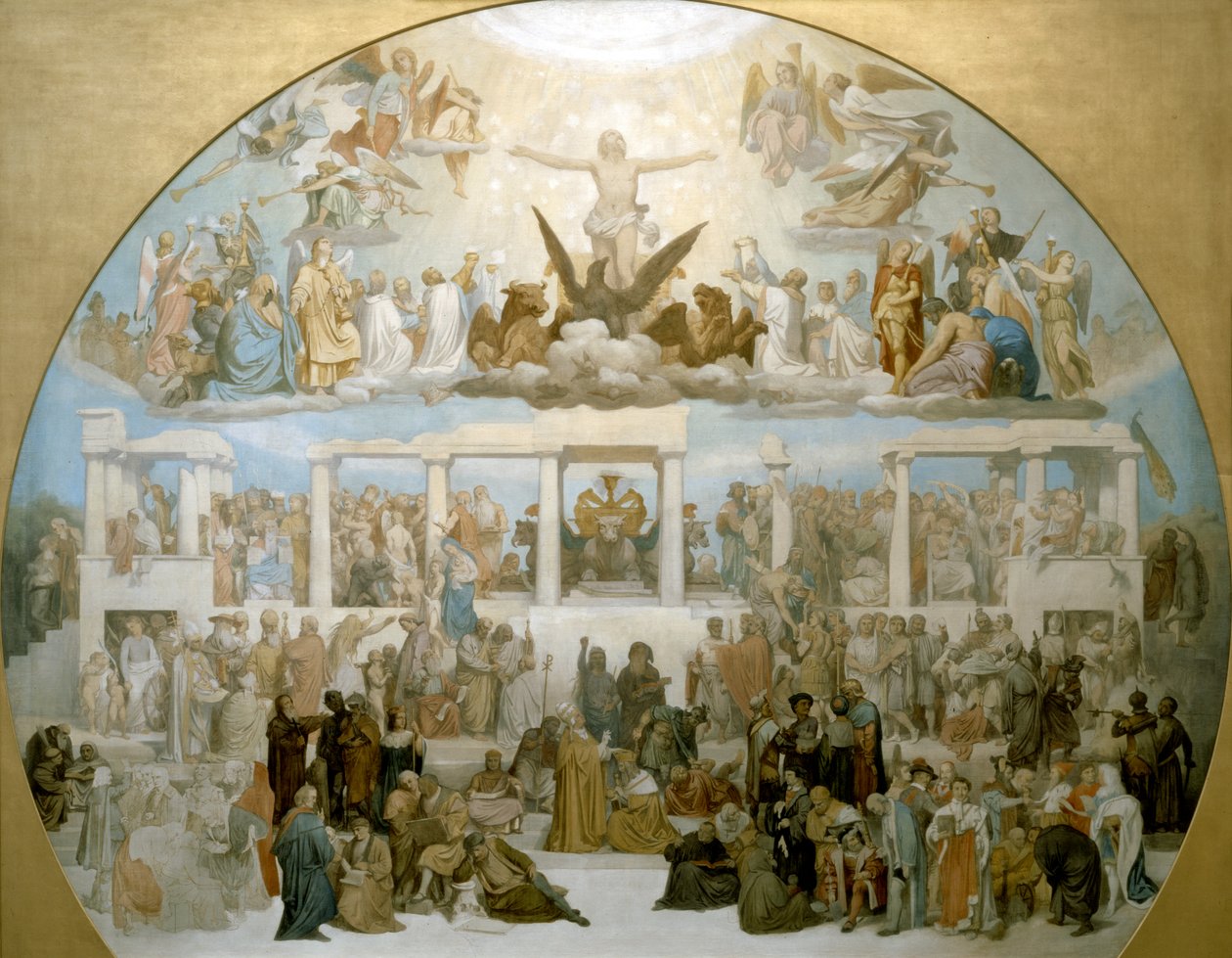 Sosiaalinen palingeneesi (luonnos). 1848. (öljy kankaalle) tekijältä Paul Marc Joseph Chenavard