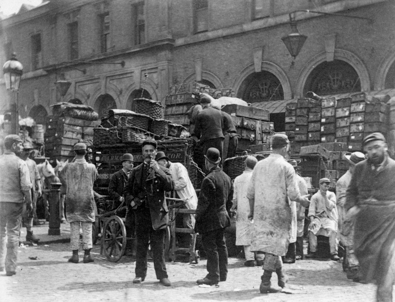 Billingsgate Market, Lontoo, 1893 tekijältä Paul Martin