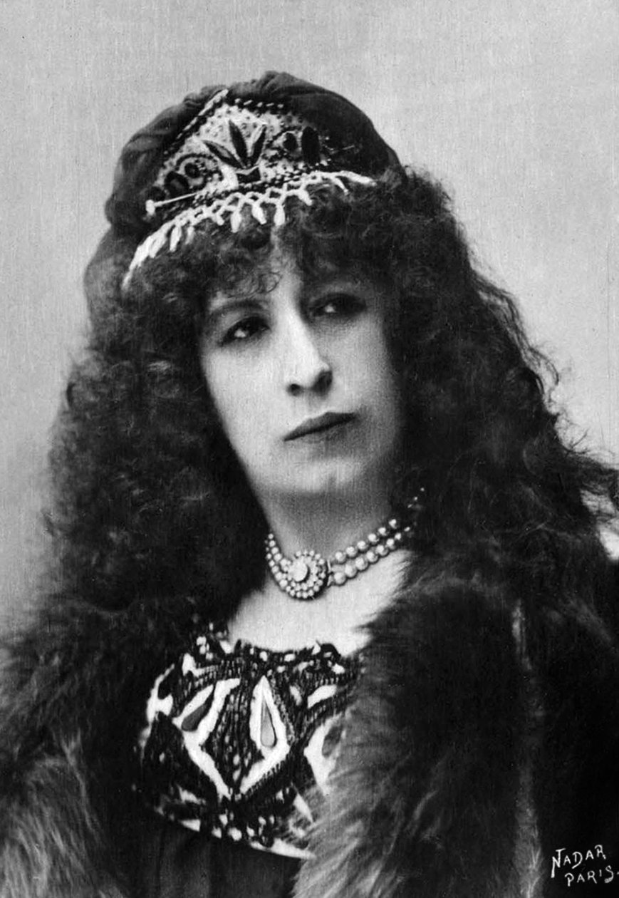 Aimee Tessandier (s.1851-), ranskalainen näyttelijä ja laulaja, kuvannut Paul Nadar vuosina 1890-1905, poimittu kokoelmasta Felix Potin, 500 nykyajan julkkista, oopperalaulajia ja dramaattinen Ranska tekijältä Paul Nadar