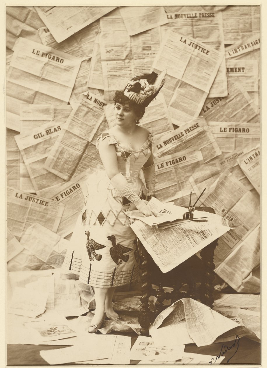 [Mlle Beaumaine, Théâtre des Variétés] tekijältä Paul Nadar