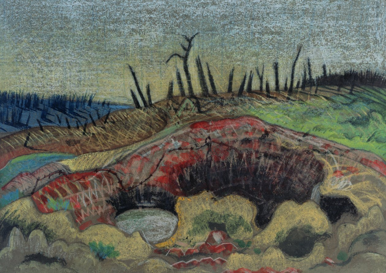 Maatila, Wytschaete tekijältä Paul Nash