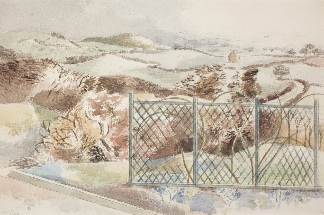A Private World (valokuva tulostettu Kodak Veribrom semi-matt paperille ) tekijältä Paul Nash