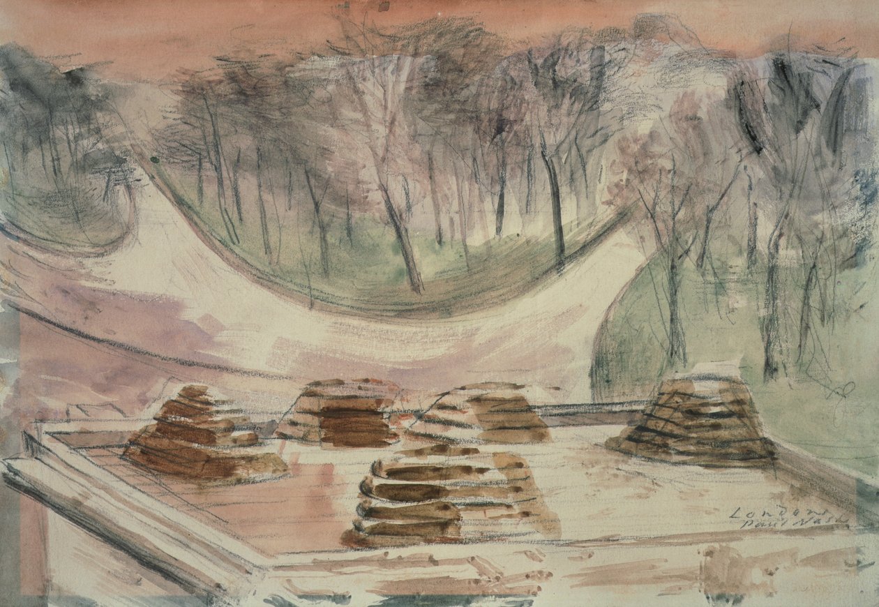 London Park, Marble Arch Defense tekijältä Paul Nash