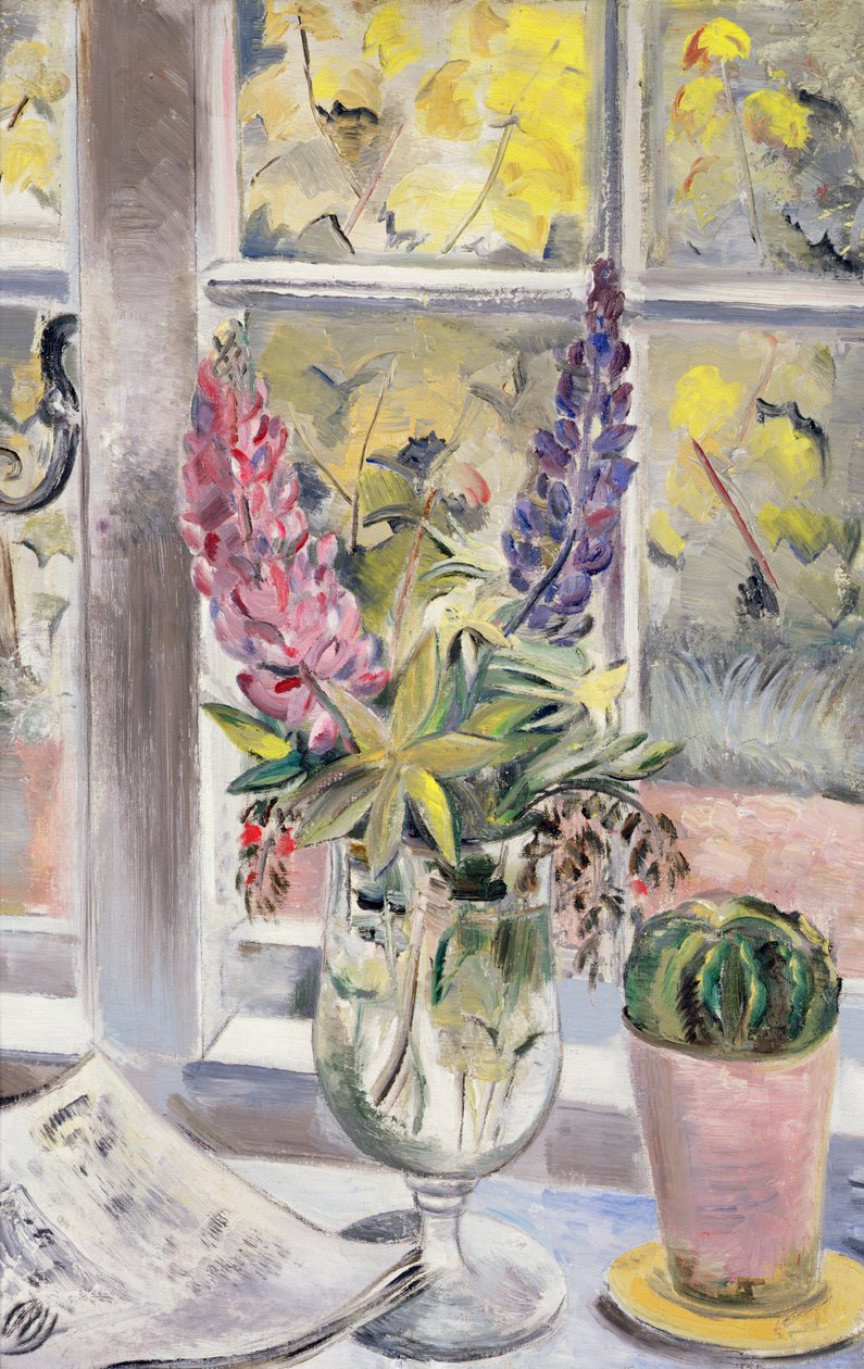 Lupiinit ja kaktus tekijältä Paul Nash