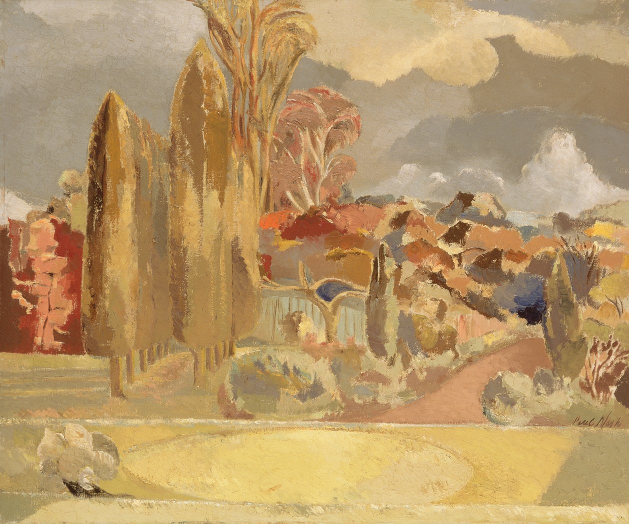 Michaelmas maisema tekijältä Paul Nash