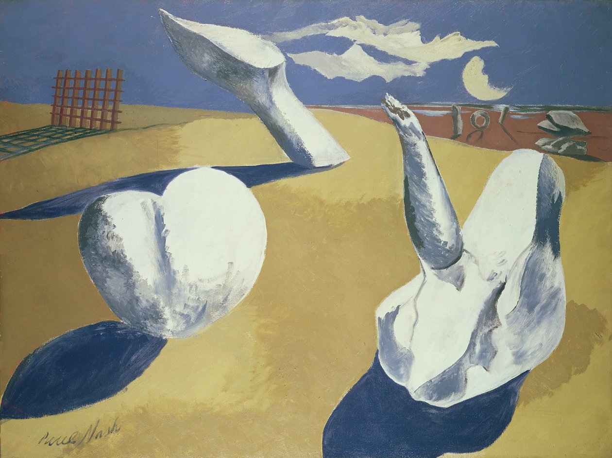 Yöinen maisema tekijältä Paul Nash