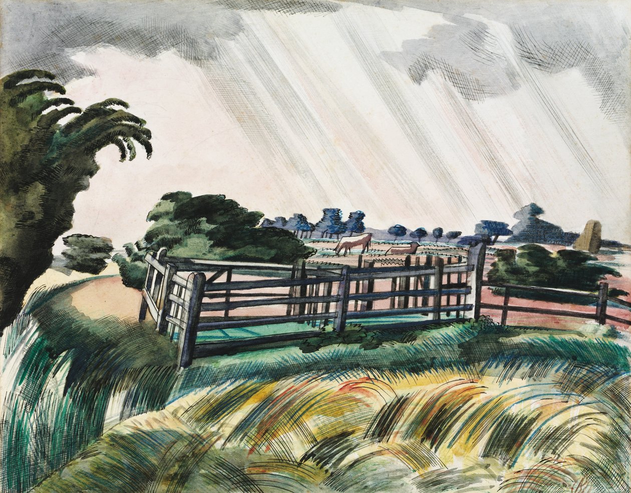 Lammastarha, Romney Marsh tekijältä Paul Nash