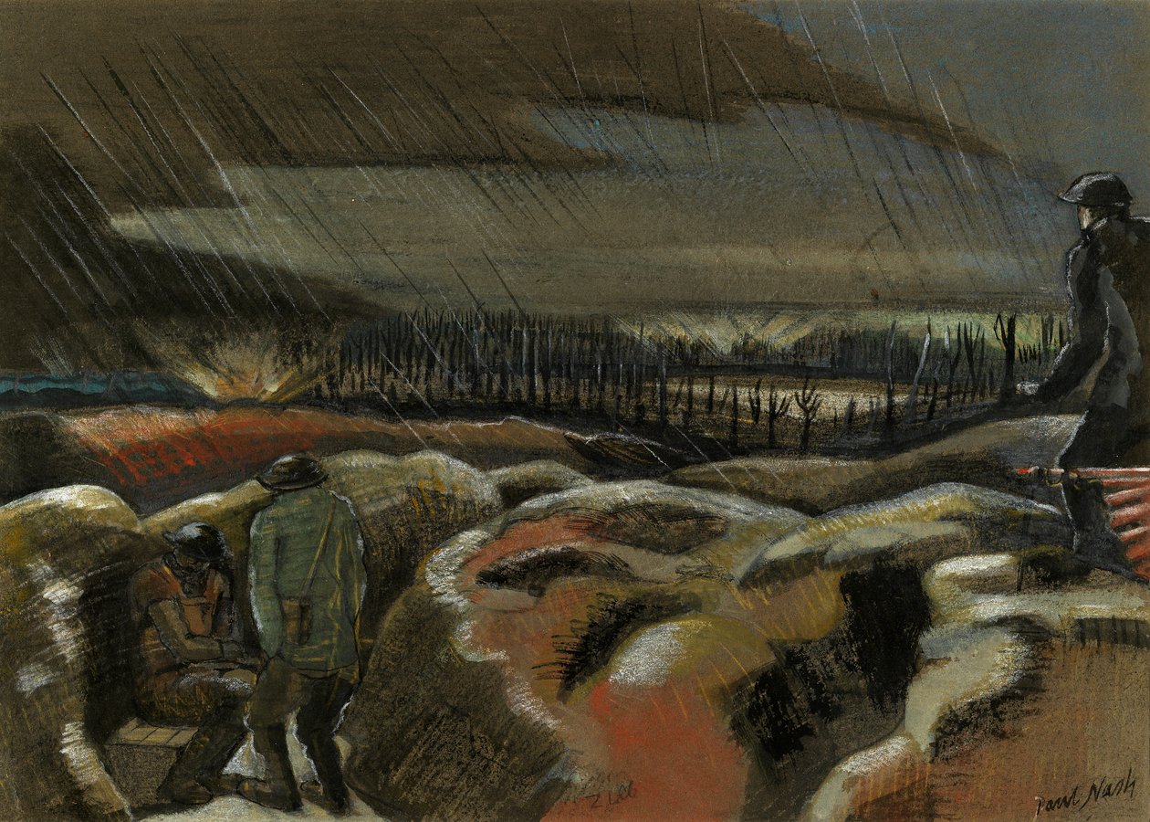 Shellburst, Zillebeke tekijältä Paul Nash