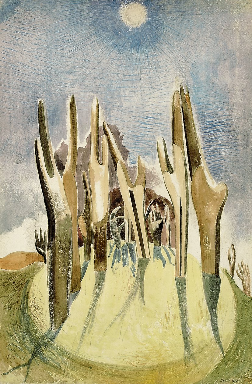 Puu mäellä tekijältä Paul Nash