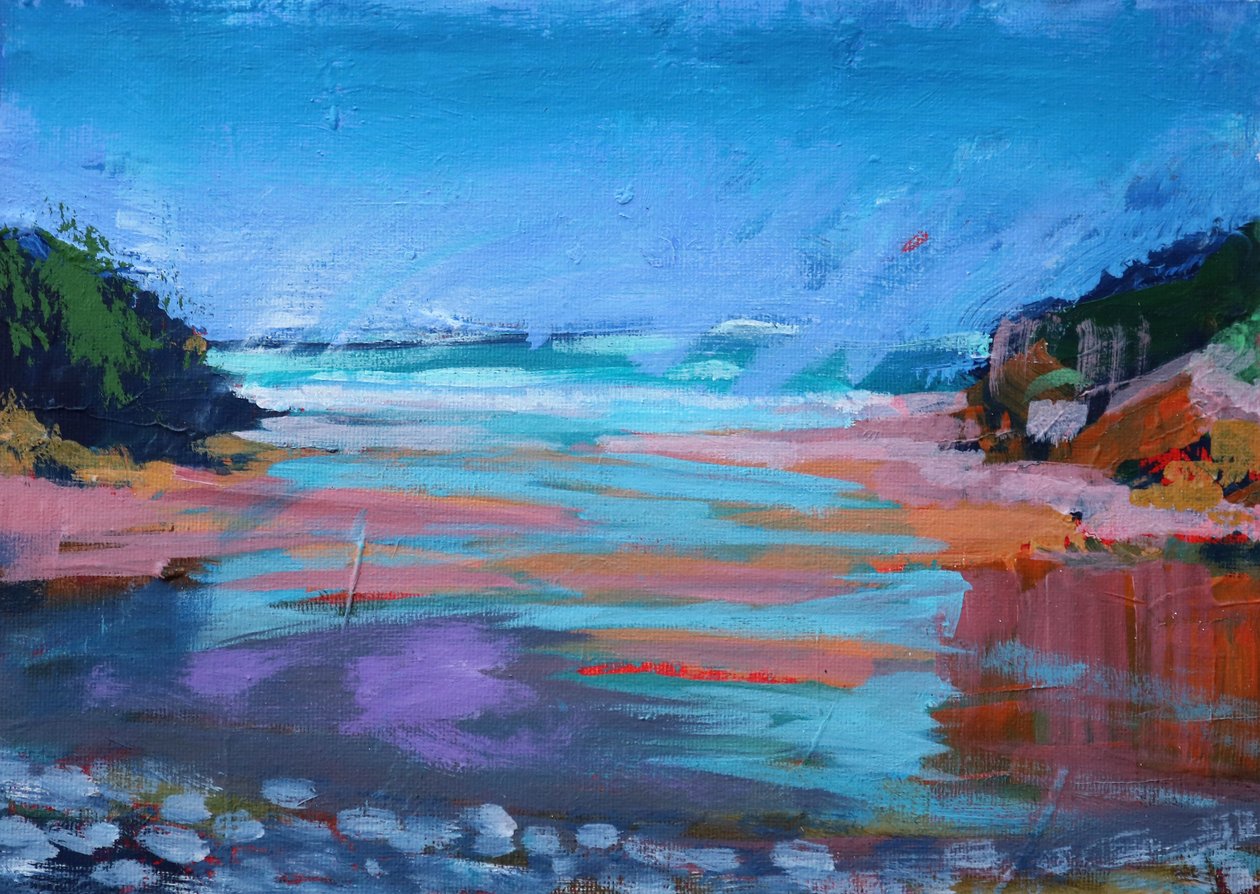 Broadhaven, 2021 (akryyli kankaalle) tekijältä Paul Powis