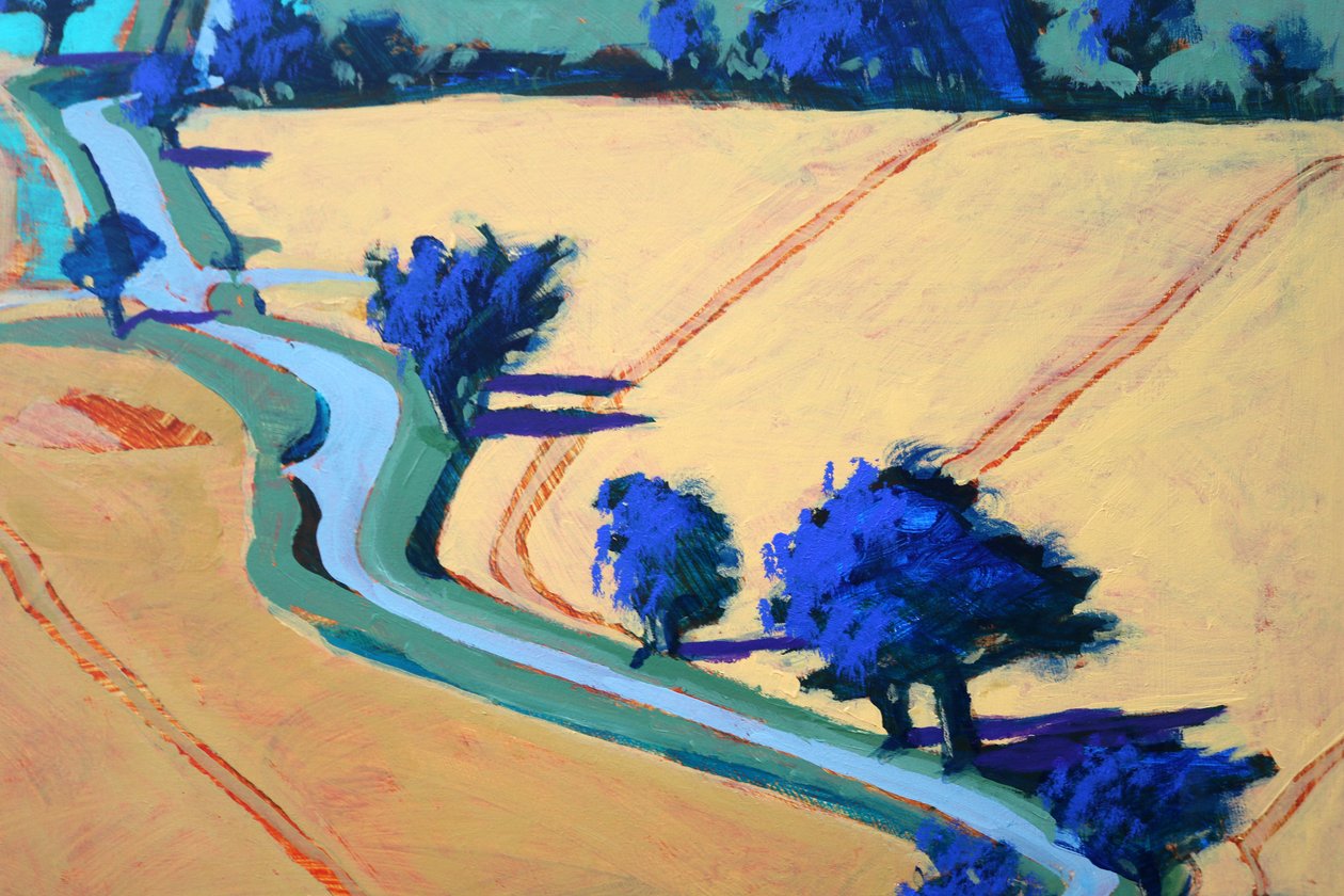 Rural Lane #2, 2022 (akryyli taululle) tekijältä Paul Powis