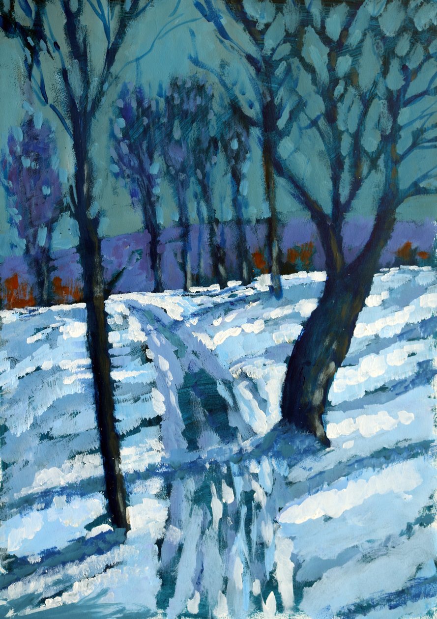 Lumi,2015,(akryyli paperille) tekijältä Paul Powis