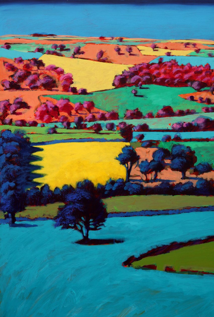Teme Valley III (akryyli aluksella) tekijältä Paul Powis