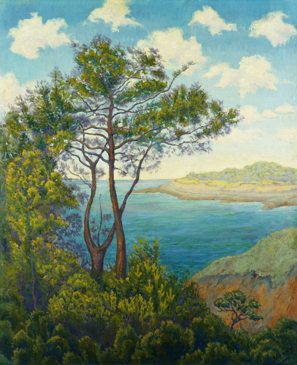 Merenranta Bretagnen; Merenranta Bretagnessa, n. 1898 tekijältä Paul Elie Ranson