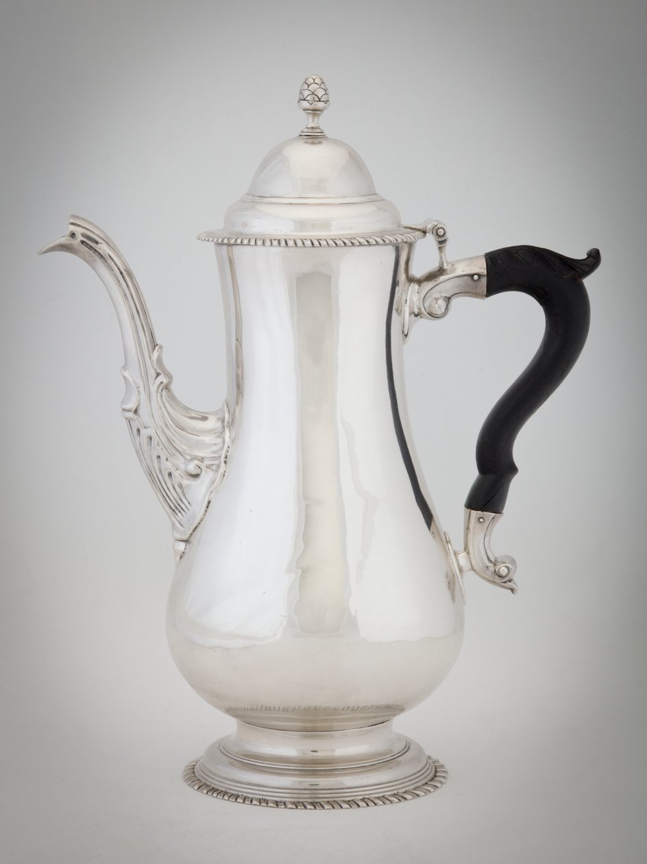 Kahvipannu, 1760-70 tekijältä Paul Revere