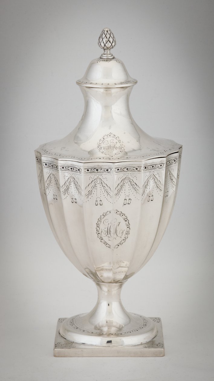 Sokeriuurna, n. 1795 (hopea) tekijältä Paul Revere
