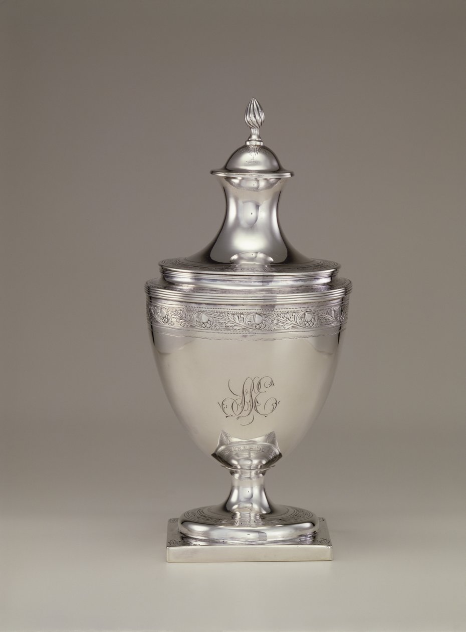 Kannen sokerikulho, n.1795 tekijältä Paul Revere