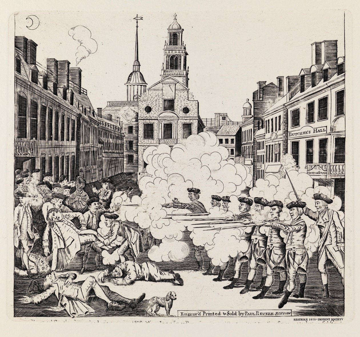 Verinen verilöyly tekijältä Paul Revere