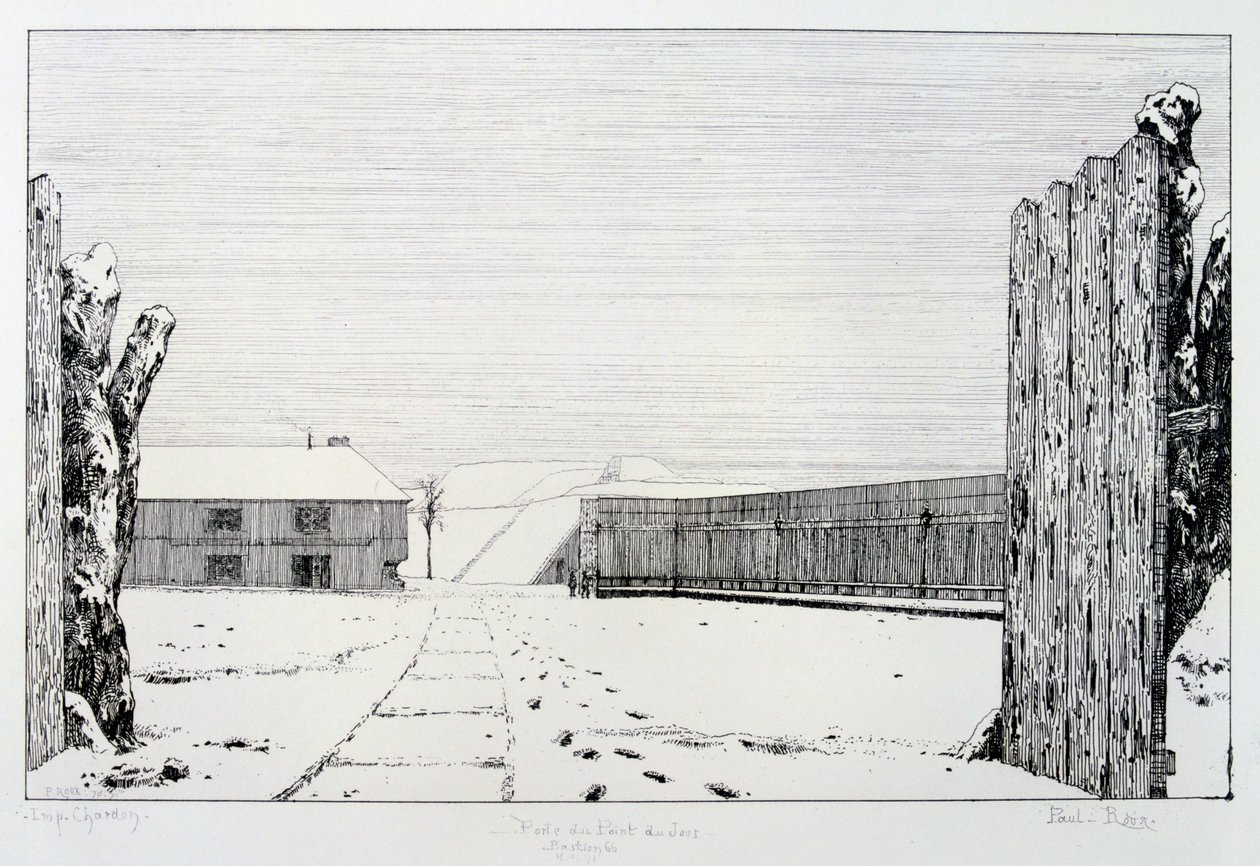 Bastioni 66, Pariisin piiritys, 1870-1871 tekijältä Paul Roux