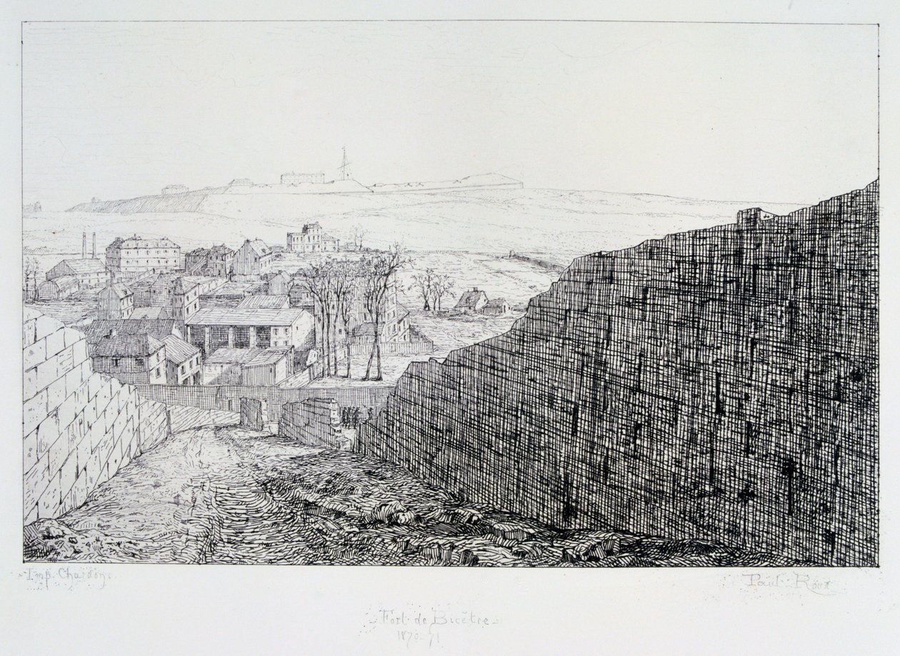 Fort de Bicetre, Pariisin piiritys, 1870-1871 tekijältä Paul Roux