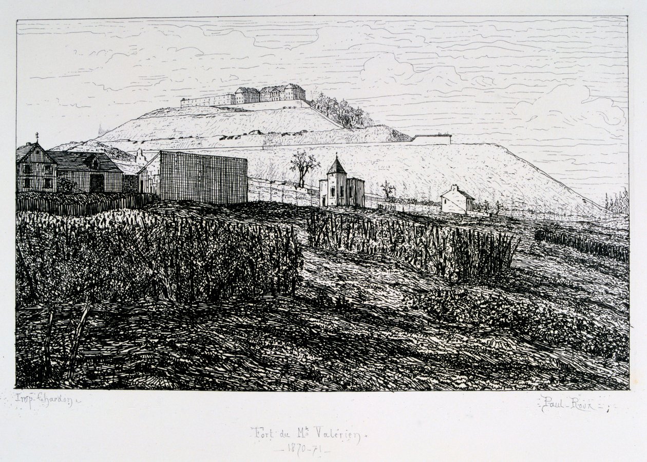 Fort du Mont Valerien, Pariisin voitot, 1870-1871 tekijältä Paul Roux
