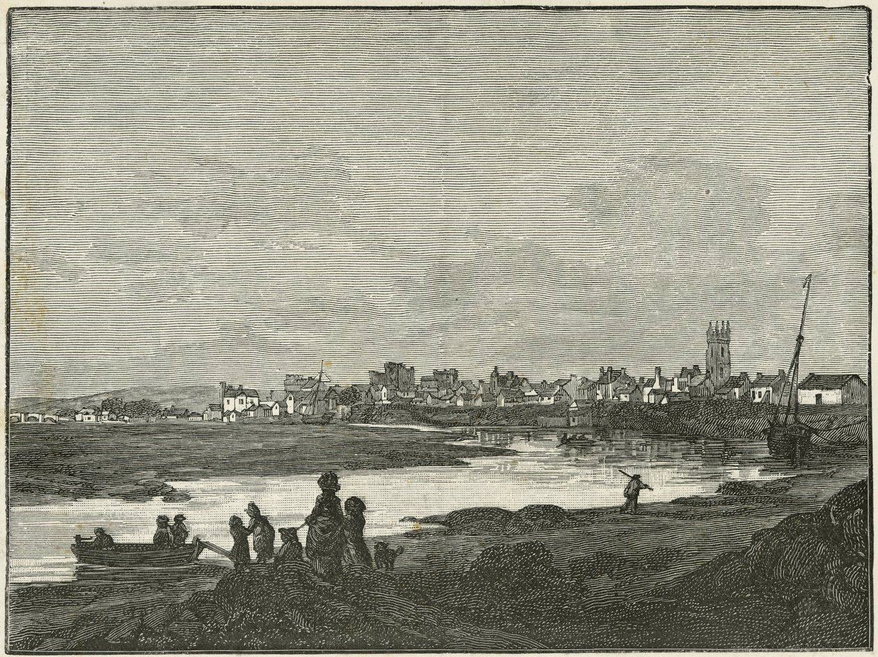 Cardiff etelästä (kaiverrus) tekijältä Paul Sandby