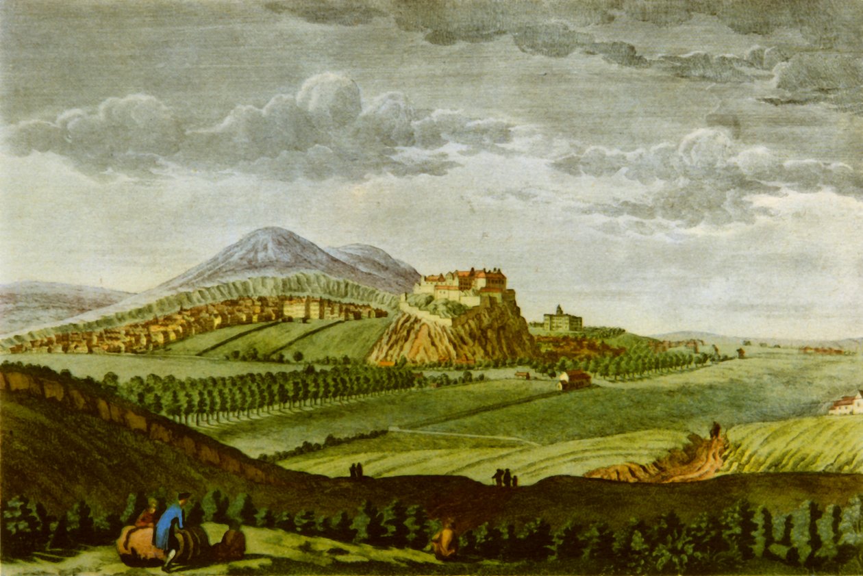 "Edinburgh lännestä, David Humen aikana", 1750, 1943. tekijältä Paul Sandby