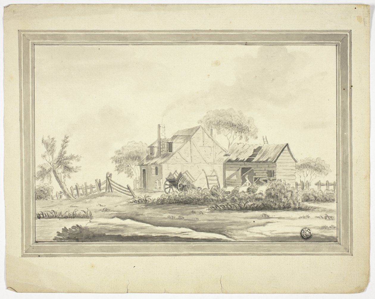 Maalaistalo tekijältä Paul Sandby
