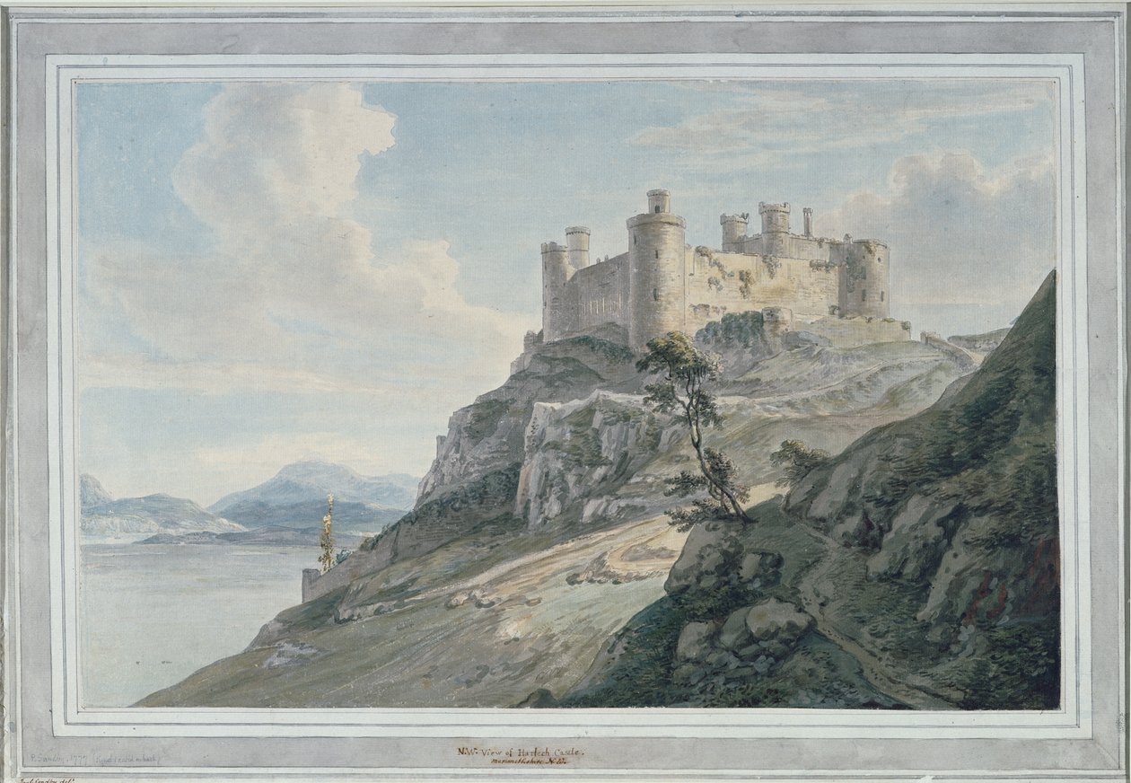 Harlechin linna tekijältä Paul Sandby