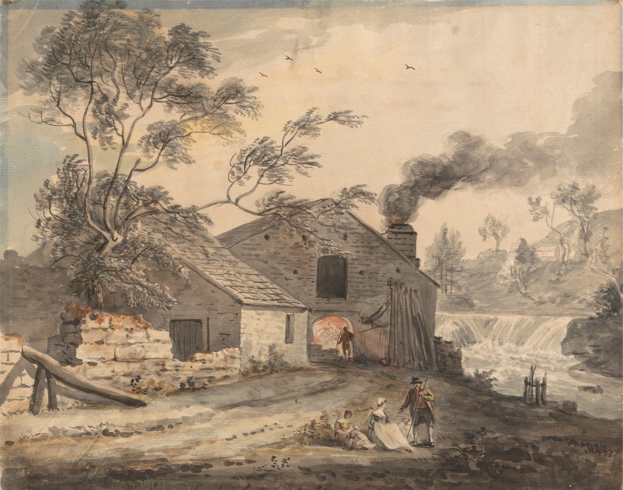 Iron Forge Kent-joella, Westmorlandissa tekijältä Paul Sandby