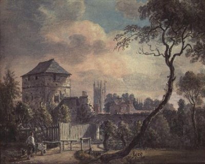 Magdalen Tower, Oxford tekijältä Paul Sandby
