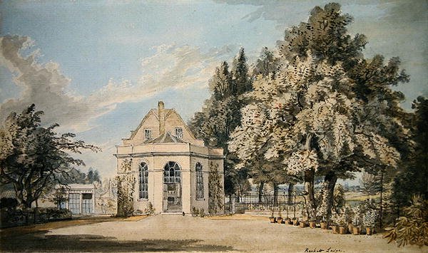 Rackett Lodge, Wandsworth (vesiväri ja lyijykynä paperille) tekijältä Paul Sandby