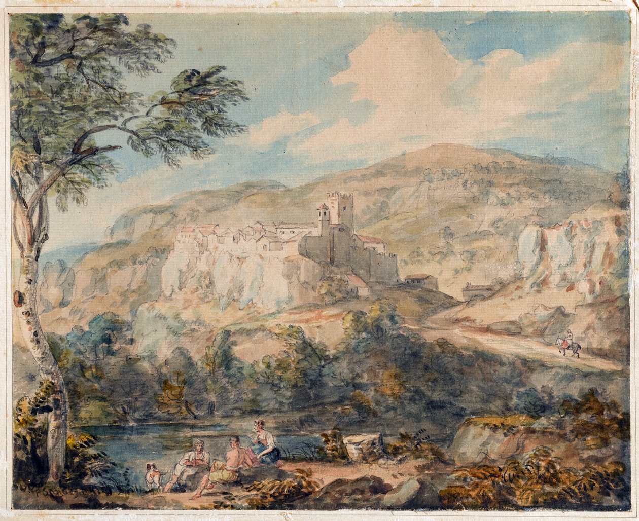 Jokimaisema tekijältä Paul Sandby