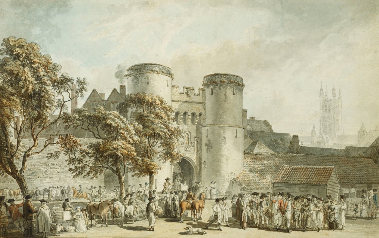 St Georgen portti, Canterbury tekijältä Paul Sandby