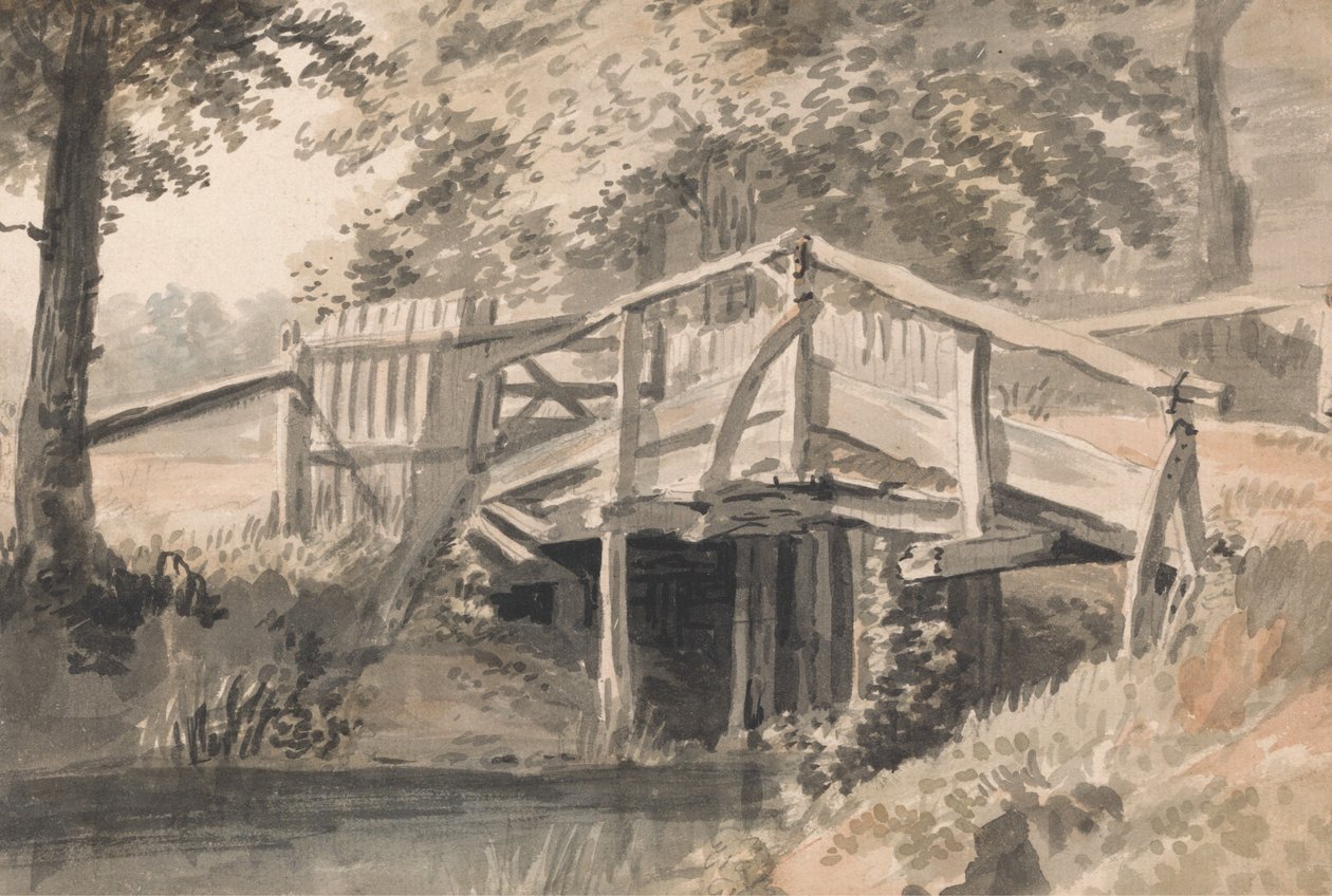 Puro ja puusilta tekijältä Paul Sandby