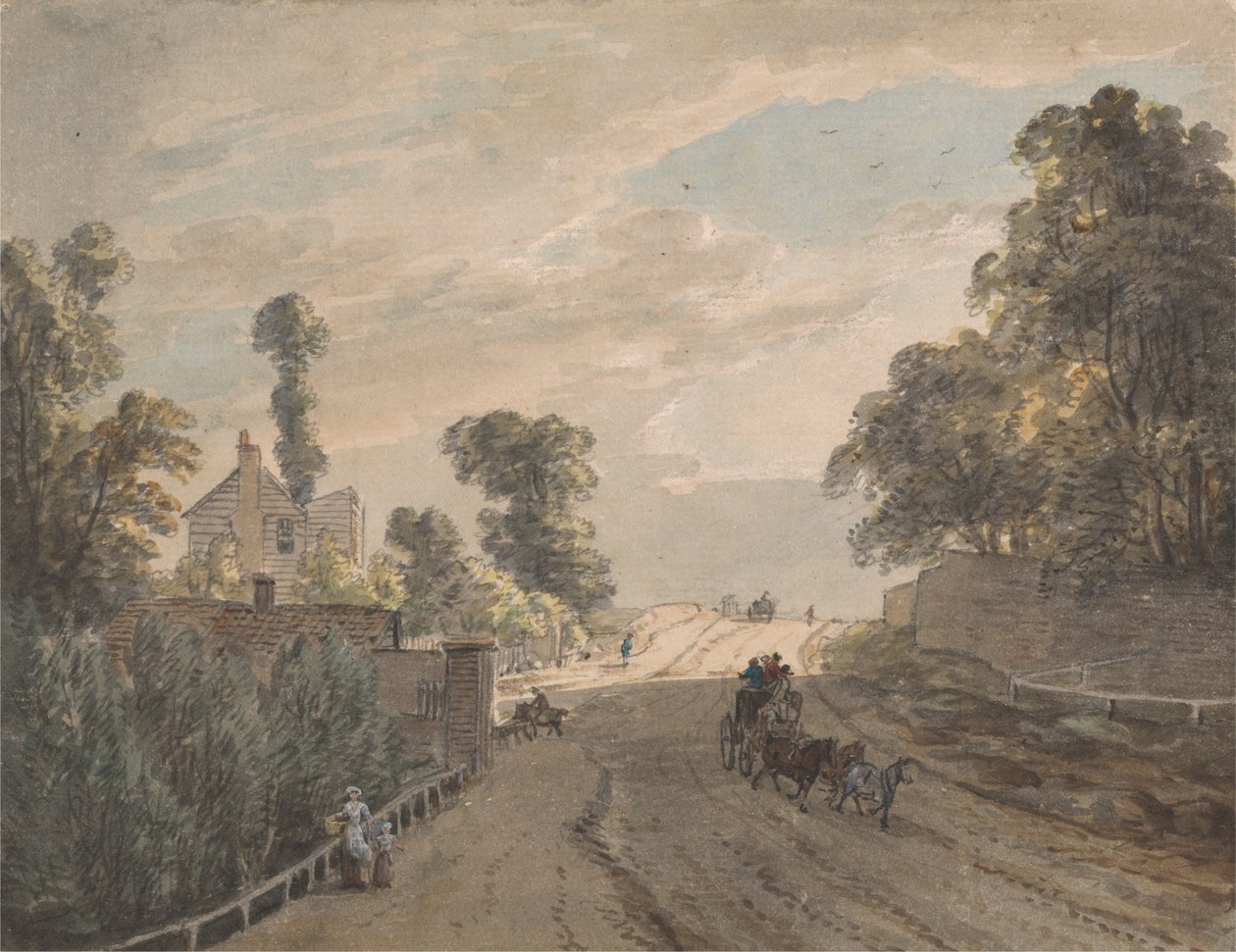 Bayswater Turnpike tekijältä Paul Sandby