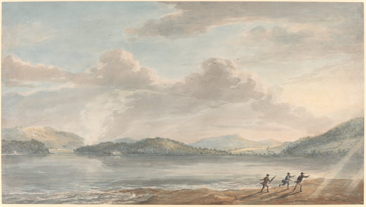 The Tide Rising Briton Ferryllä tekijältä Paul Sandby