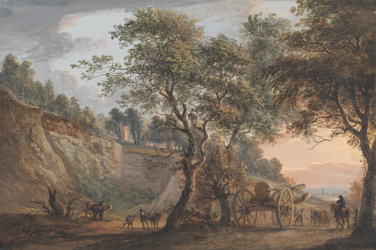 Näkymä Charltonissa, Kentissä tekijältä Paul Sandby