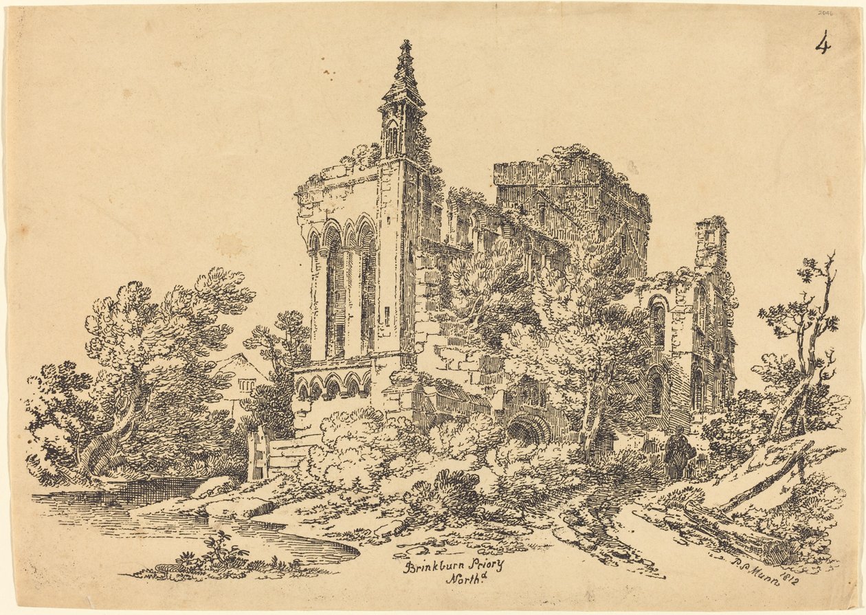 Brinkman Priory tekijältä Paul Sandby Munn
